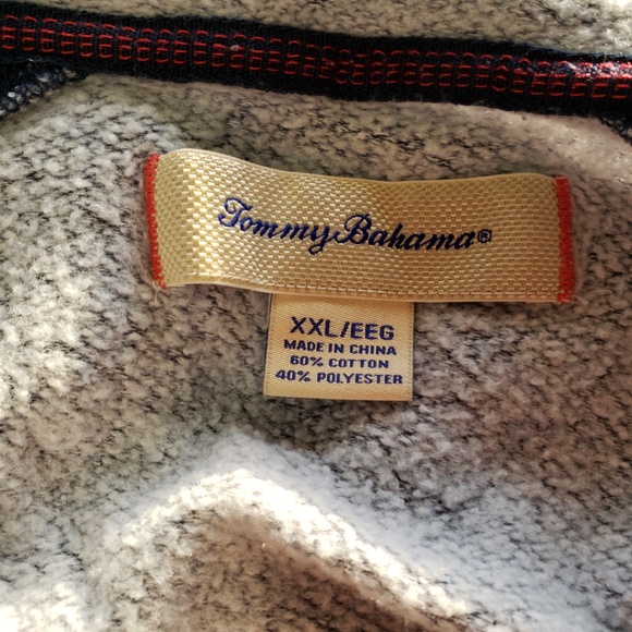 *SOLD* Tommy Bahama Blue Contrast Fleece Lounge Shirt XXL - Picture 3 of 8